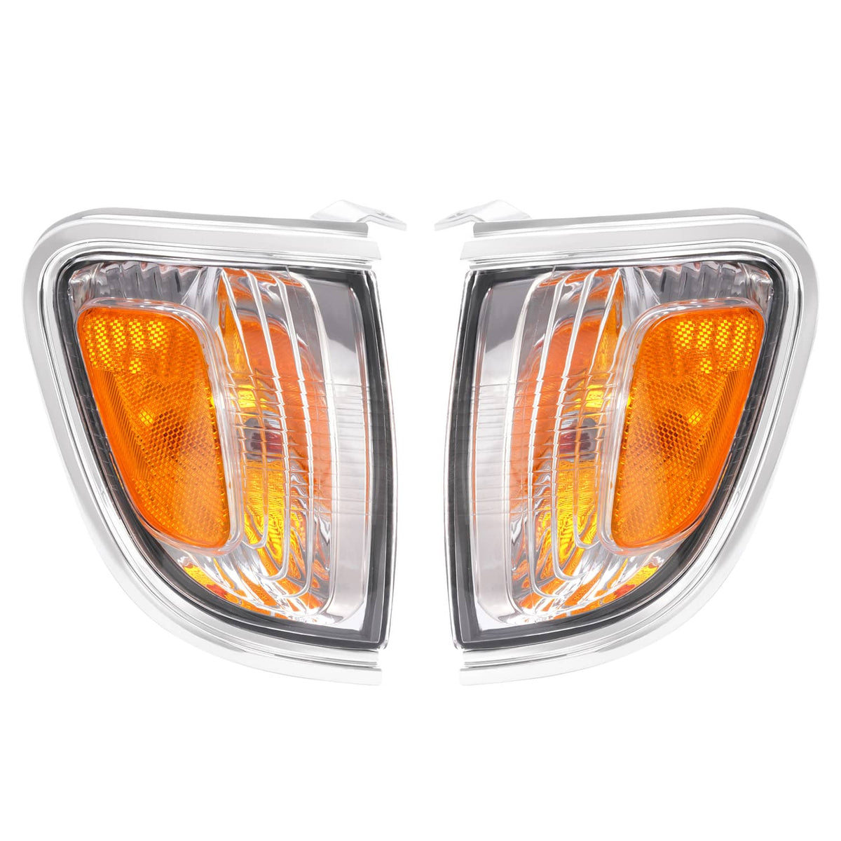 Solid Spare Pair Headlights Corner Signal Lights Lamp w/All Bulbs For Toyota Tacoma 2001-04