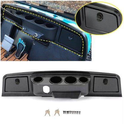 Solidspare Dash Cover For 1995-2007 Yamaha G14 G16 G19 Gas/Electric Carbon Fiber Dashboard