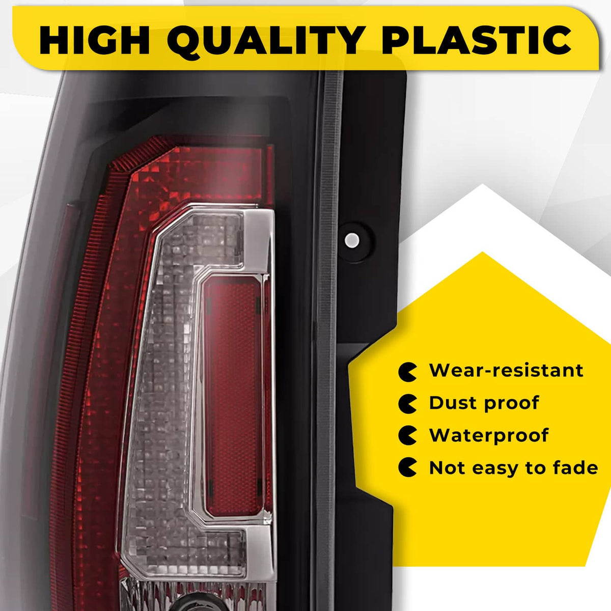 Solid Spare For Chevy Tahoe Suburban GMC Yukon 2007-2014 LED Brake Signal Lamps Tail Lights