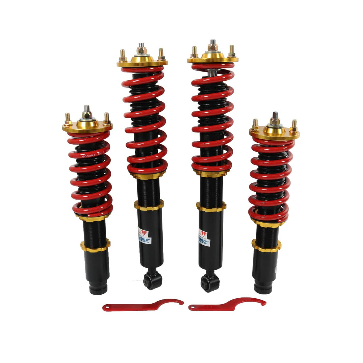 Solidspare 4PCS Coilovers Shocks Spring Kit For Honda 1996-2001 CR-V CRV Adjustable Height