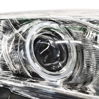 Right+Left Headlights For 2012-2014 Toyota Camry Halogen Type Chrome Projector
