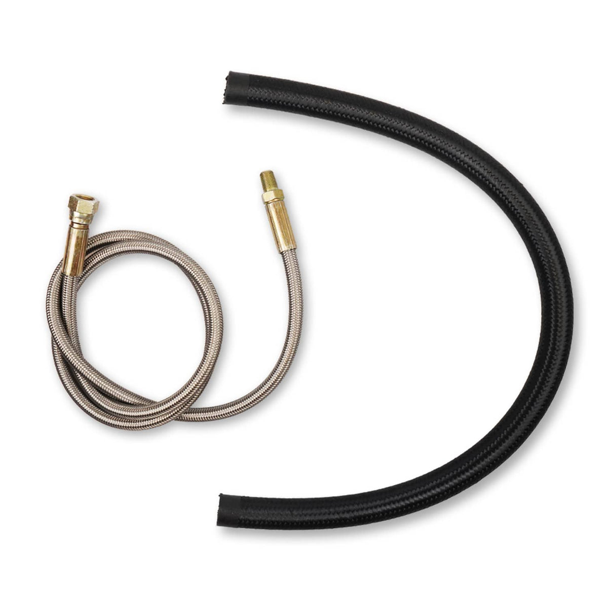 Solidspare Oil Feed Line+10AN Oil Drain Return Fitting Kit For Turbo T3 T4 T6 GT45 T04E T66