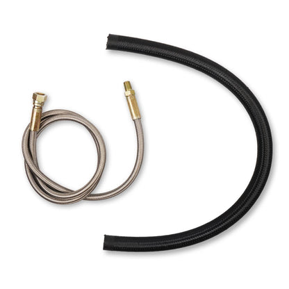 Solidspare Oil Feed Line+10AN Oil Drain Return Fitting Kit For Turbo T3 T4 T6 GT45 T04E T66