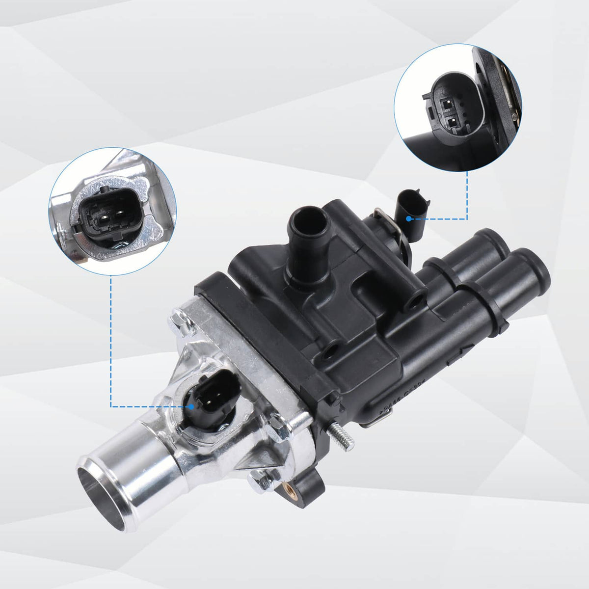 Solidspare Engine Coolant Thermostat Housing Assembly for Chevrolet Sonic Cruze 1.8L New