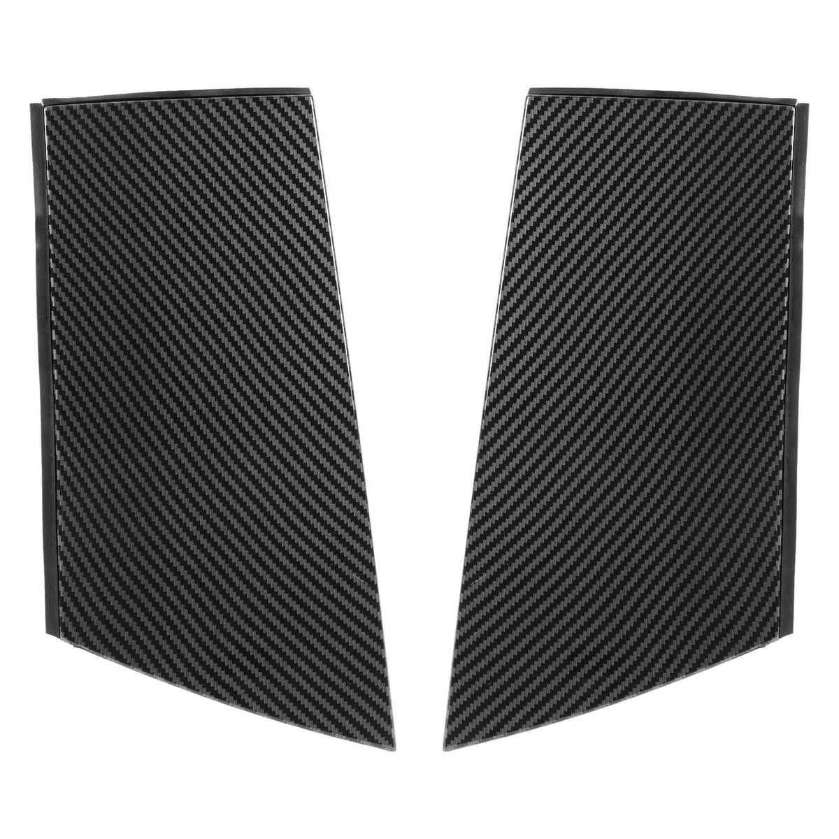Solid Spare Pillar Molding Trim Cover Carbon Fiber Painted LH & RH For 2009-2020 Nissan 370Z
