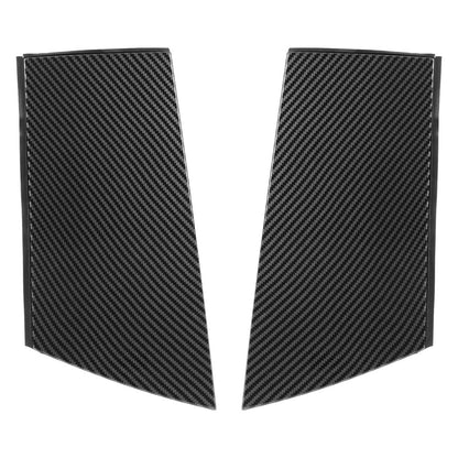 Solid Spare Pillar Molding Trim Cover Carbon Fiber Painted LH & RH For 2009-2020 Nissan 370Z