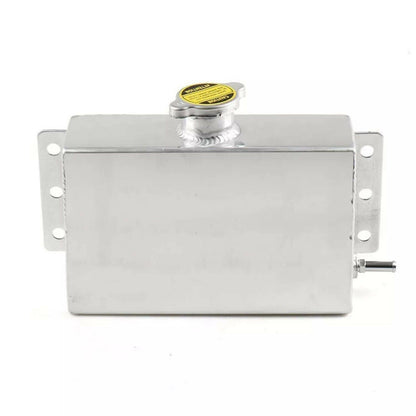 Solidspare 1.6L Radiator Coolant Overflow Water Tank Expansion Reservoir Bottle Aluminum