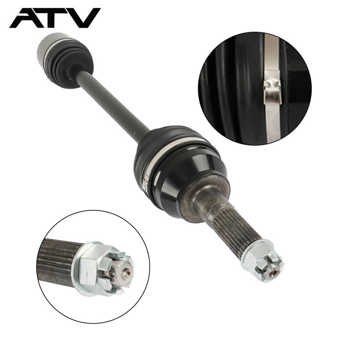 Solidspare Good Rear CV Axle Drive Shaft for Polaris Ranger XP 900 1000 Crew 1000