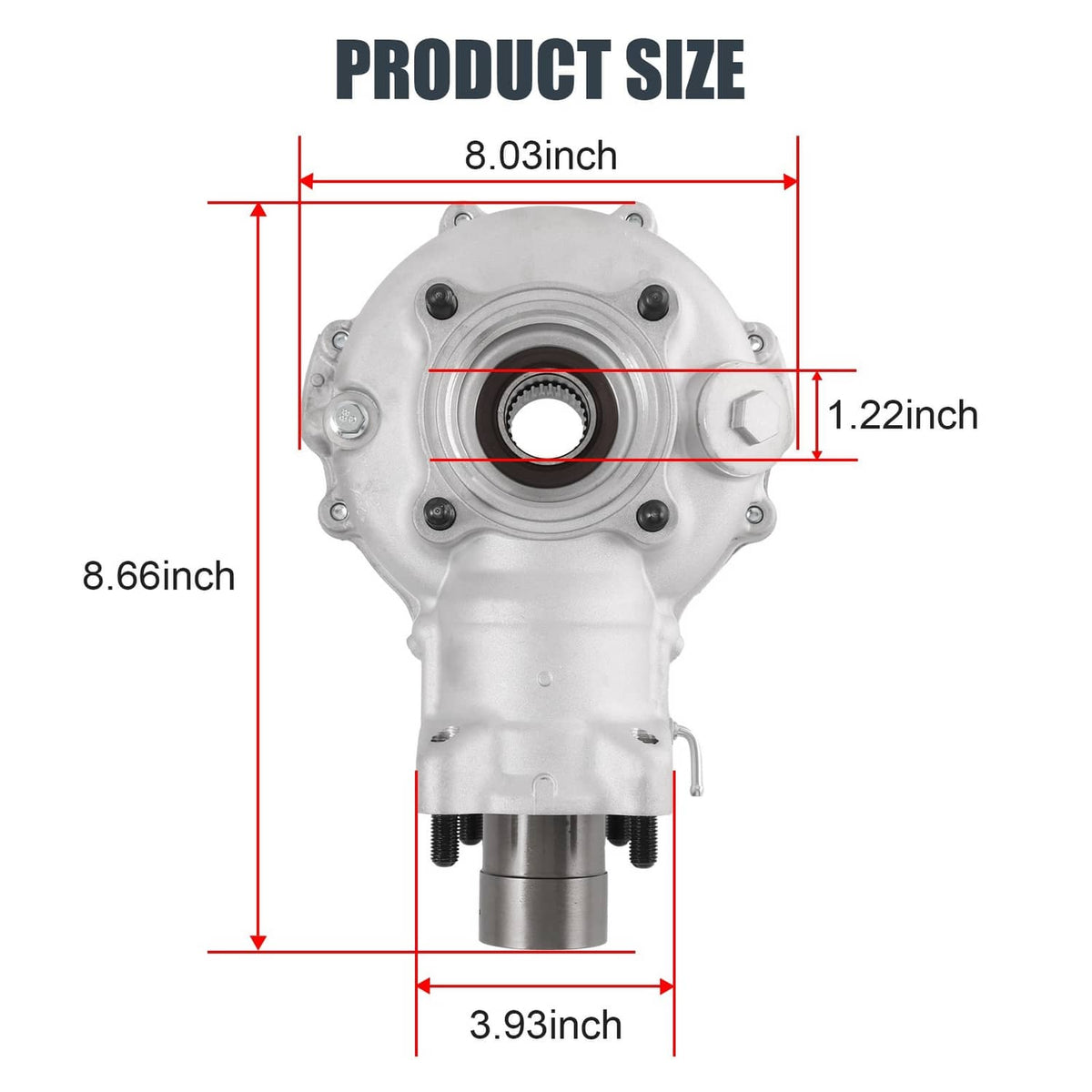 Solidspare Rear Differential Assembly For 2005-2014 Honda Foreman Rubicon 500 41300HP0B80