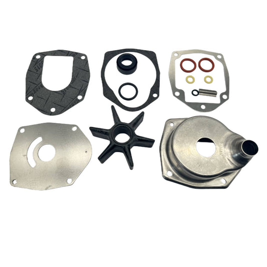 Solid Spare Mercury 4-Stroke 75 80 90 100 HP Water Pump Impeller Kit W/Housing 46-43024A7
