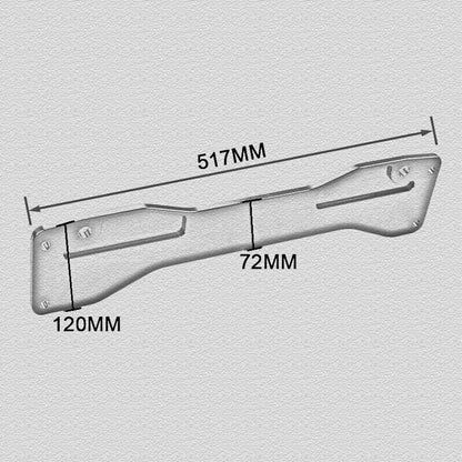 Solidspare Rear Lower Control Arms + Subframe Strut Brace for Honda Civic DX ES LX EX 01-05