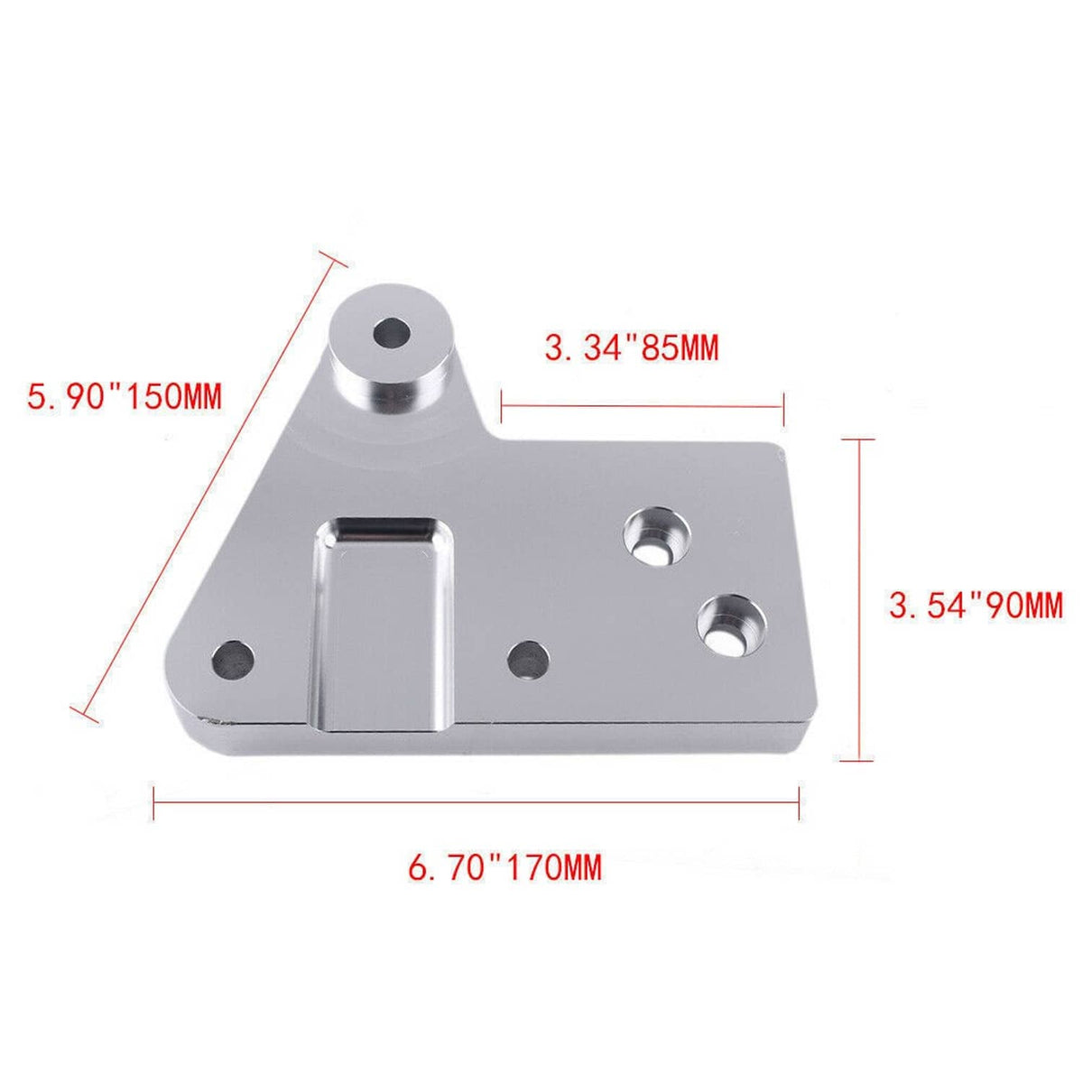 Solidspare Engine Mount Bracket for 1992-1995 Honda Civic K-Swap K20 K-Series DC DC2 EG EG6