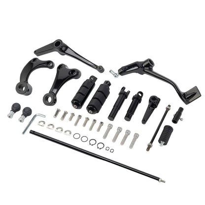 Solidspare Forward Controls Complete Footpegs Levers Kits For Harley Sportster 2014-2022