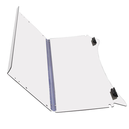 Solidspare Windshield For Club Car Precedent 2004 - Up Folding Clear Golf Cart Windscreen