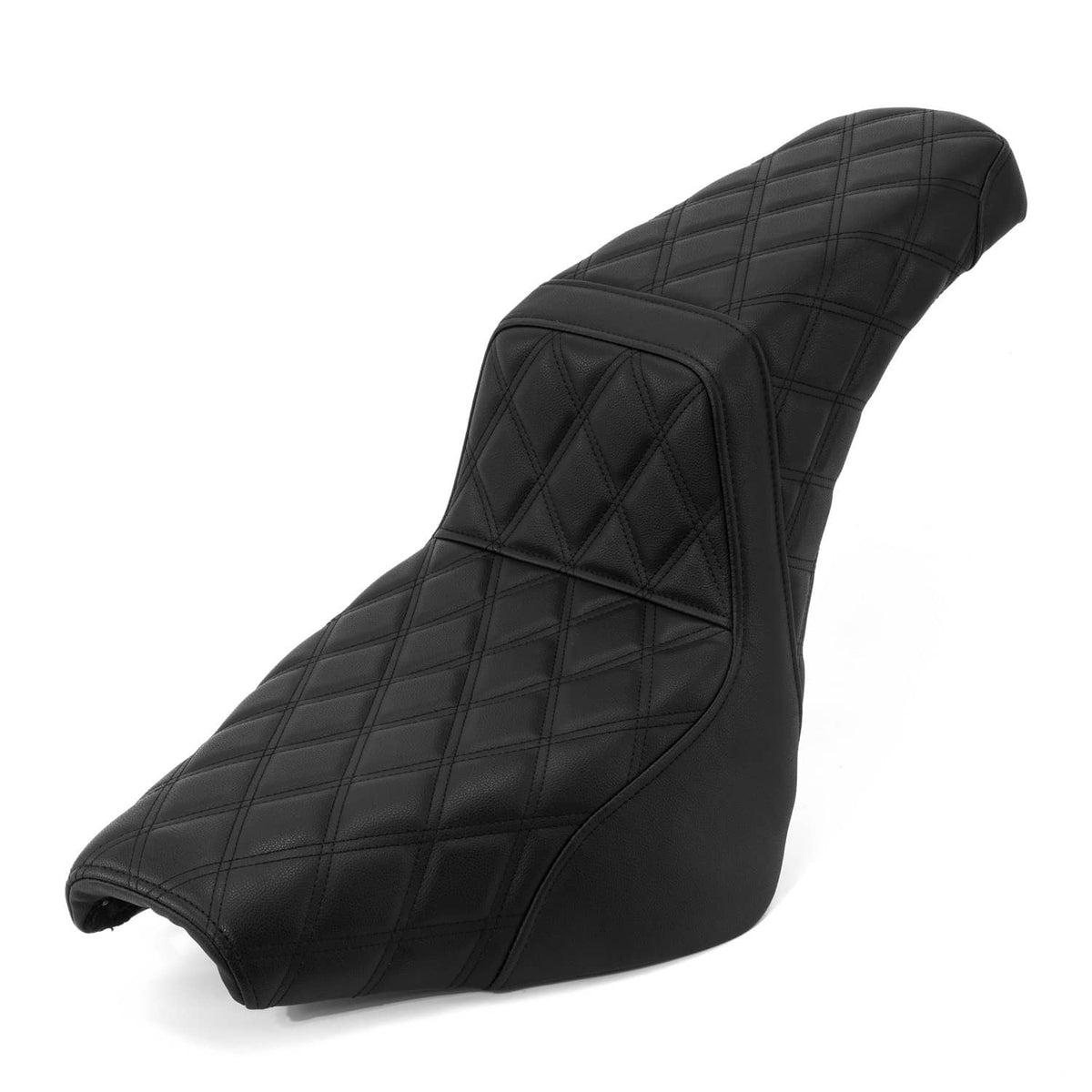 Solidspare Black Two-up Driver Passenger Seat For Harley Softail Standard FXST 2020-2024