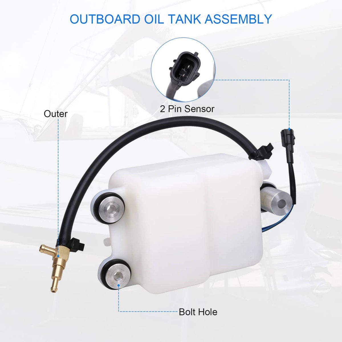 Solidspare Oil Tank Assembly For Mercury Outboard OPTIMAX/ 220/225/250/300 PRO XS 3.0L