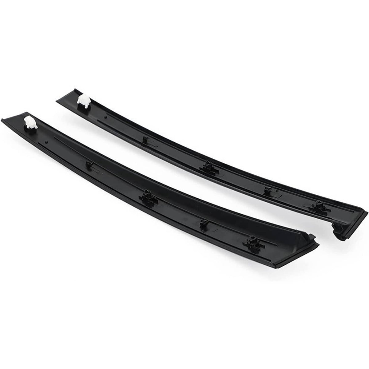 Solidspare Left & Right Side Window Molding Door Sash Trim For 1992-1995 Honda Civic Black
