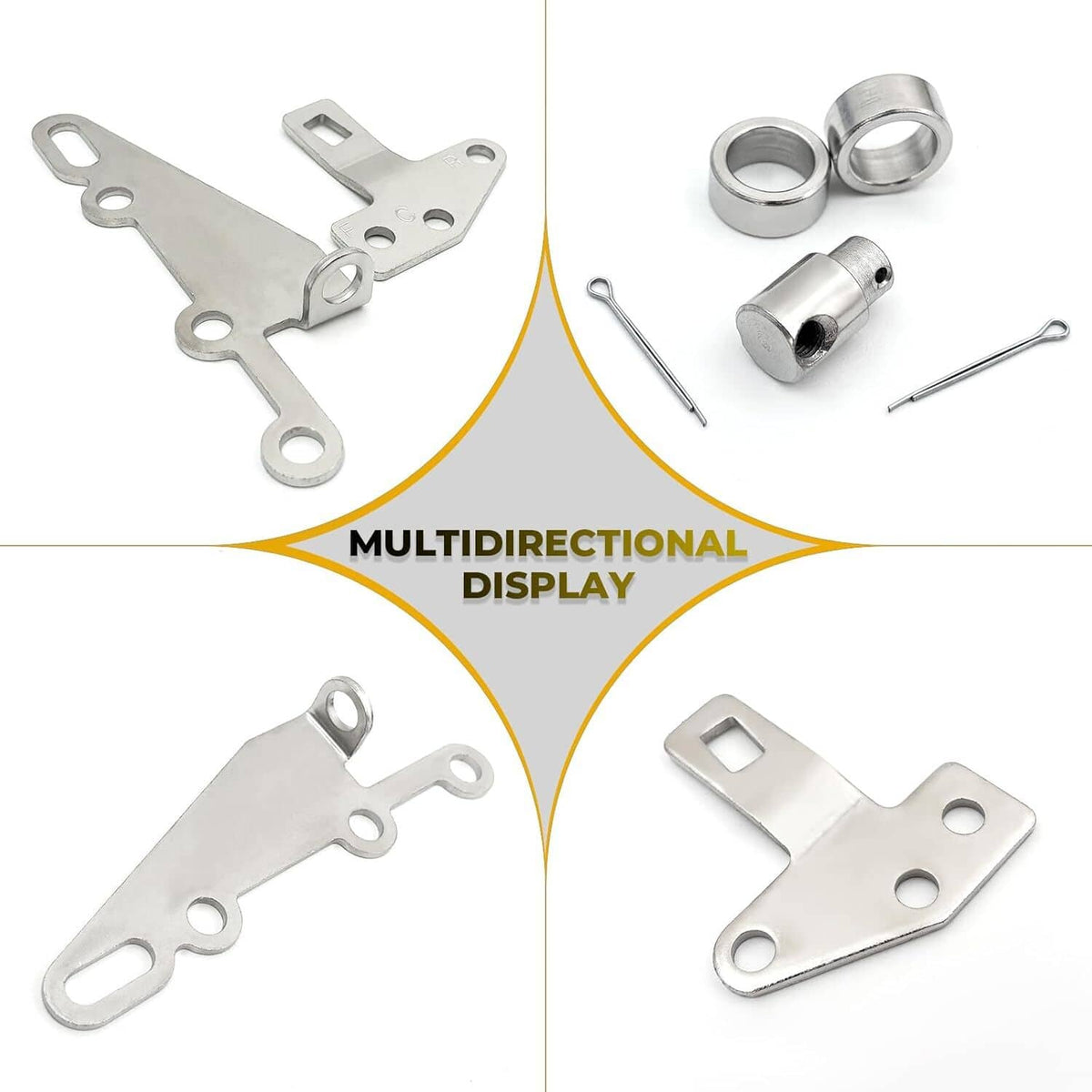 Solidspare Automatic Shifter Bracket & Lever Kit 35498 For Turbo TH400 TH350 TH250 4L60E