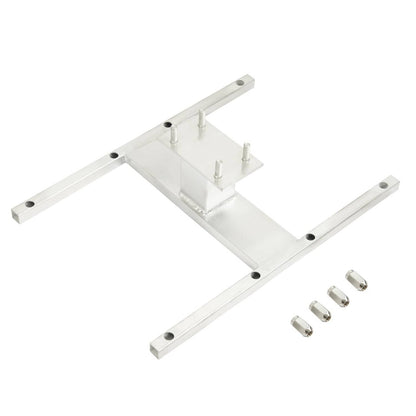 Solidspare Aluminum H-Mount Trailer Spare Tire Carrier For 6-Lug Wheels w/Mounting Hardware