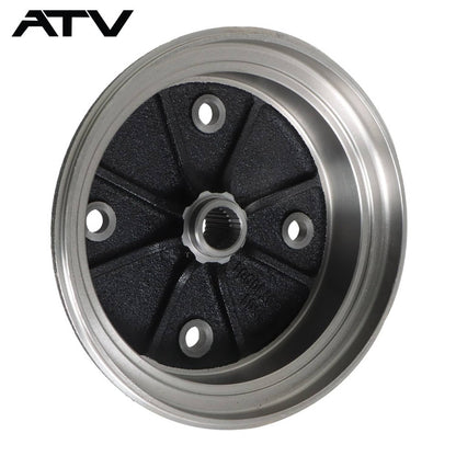 Solidspare 41038-1345 41038-0034 REAR BRAKE DRUM FOR KAWASAKI MULE 3000 3010 4000 4010 USA