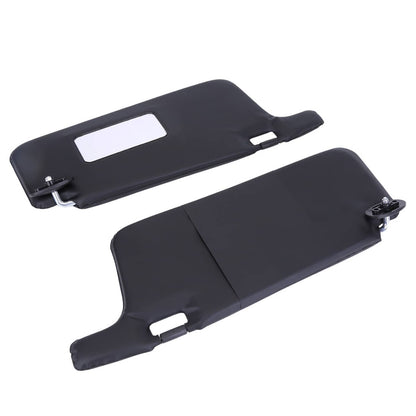 Solidspare Black For 1996-2001 Honda Civic Sun Visors Left Driver & Right Passenger Set