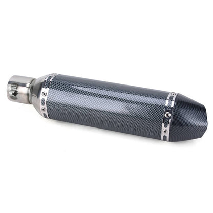 Solidspare Slip on 51mm Universal Motorcycle Exhaust Muffler Pipe with DB Killer Silencer