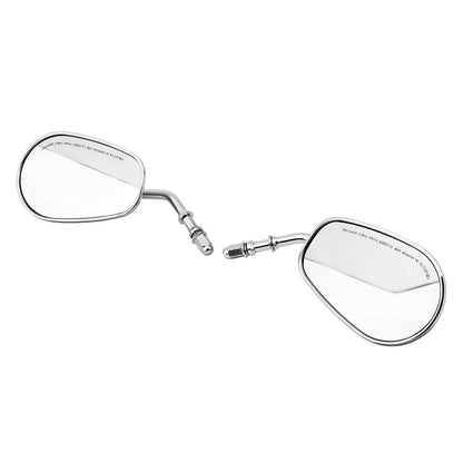 Solidspare Chrome Rear View Mirrors Fit For Harley XL1200L XL883 XL Sportster Left & Right