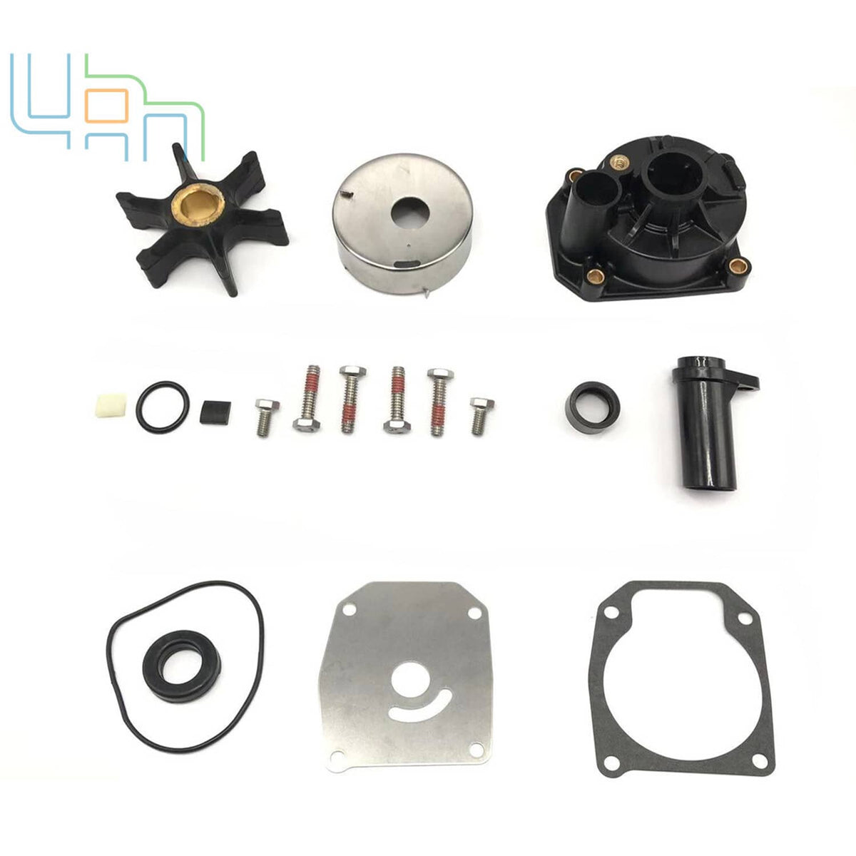 Solid Spare For Johnson Evinrude 60 65 70 75HP Water Pump Impeller Kit 18-3389 438597 432955