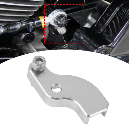 Solidspare Chrome Gear Shift Neutral Assist Bracket For Harley M8 Softail Touring Bagger