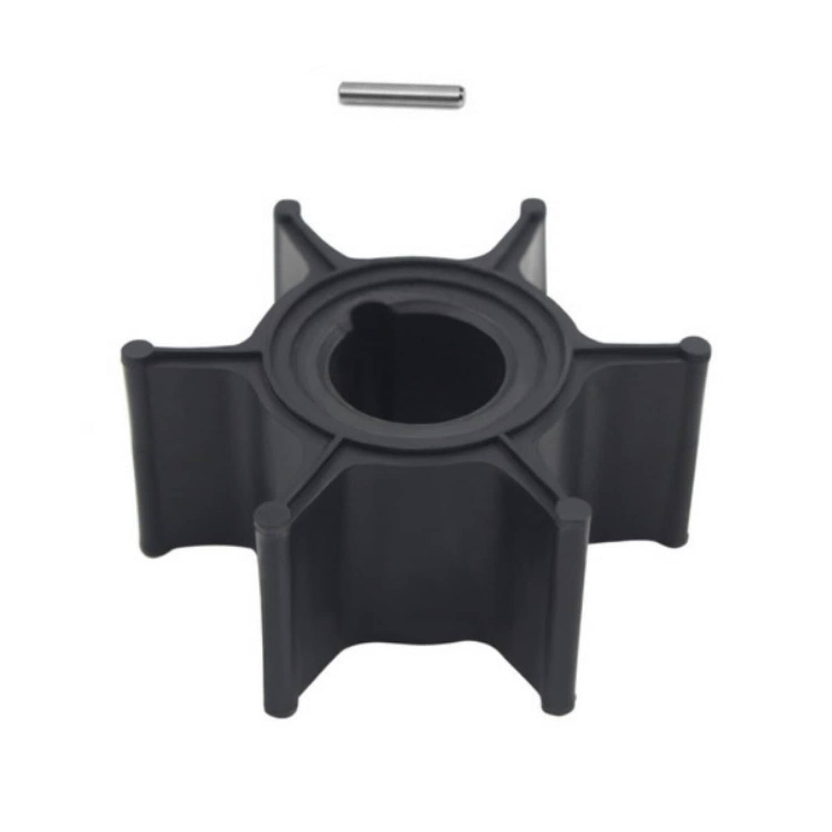 Solid Spare F8-04000200 Water Pump Impeller w/Key for Parsun HDX F8 F9.8 T6 T8 T9.8 Outboard
