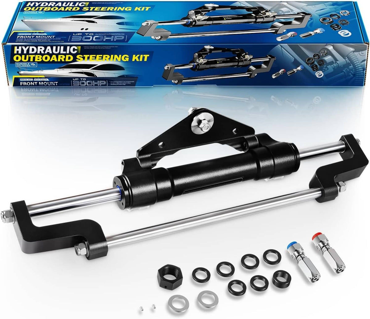 Solidspare HC5345-3 Marine Rotary 300HP Hydraulic Steering Cylinder Outboard Steering Pump