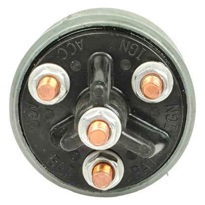 Solid Spare 12V 4 Position Acc Off Run Ignition Starter Switch 062623 TO008B 00591-1406181