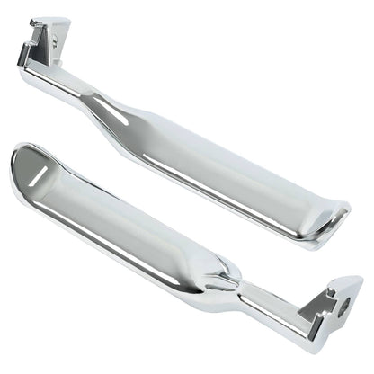 Solid Spare For F-150 F-250 F-350 Bronco 87-96 Chrome Metal Inside Interior Door Handle 2pcs