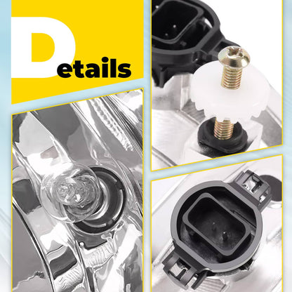 Solid Spare Clear Lens Fog Light Lamps w/Bulbs LH &RH For Chevy Colorado 2007-2022 #15839896