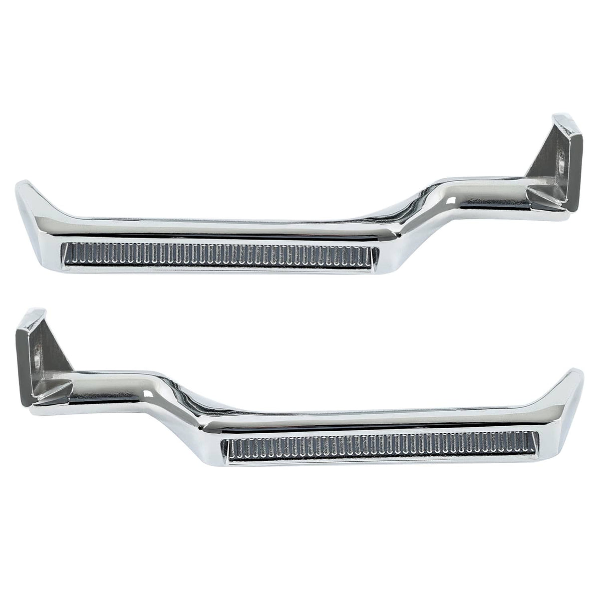 Solid Spare For F-150 F-250 F-350 Bronco 87-96 Chrome Metal Inside Interior Door Handle 2pcs