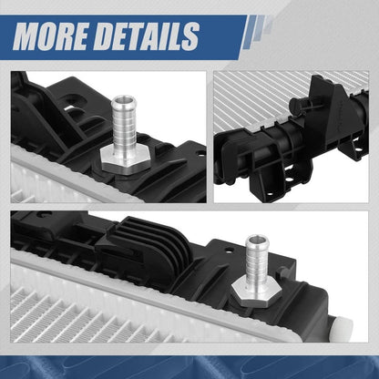 Solidspare 13510 Radiator For 15-20 Ford F150 3.5L 5.0L 18-21 Expedition Lincoln Navigator