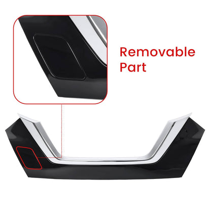 Solid Spare Fits Nissan Versa S SV SR Sedan 2020 2021 2022 Chrome Grille Molding Trim ABS