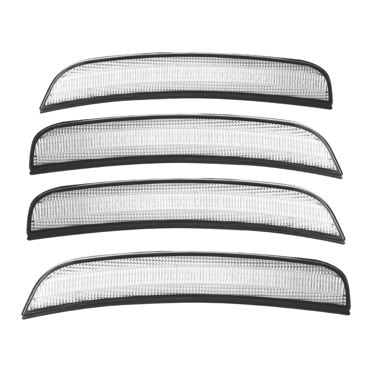 Solid Spare 4 x Clear LED Front & Rear Side Marker Lights Lamp For Chrysler 300 2015-2023