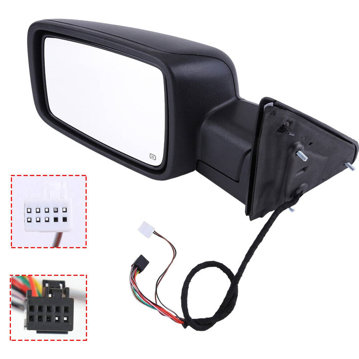 Solidspare Left/ Driver Power Fold +Heated+ Temp Sensor Mirror For 2013-2019 Dodge Ram 1500
