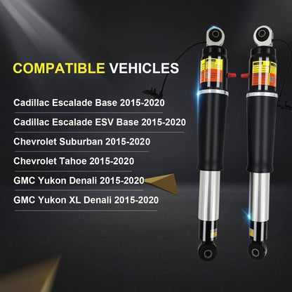 Solidspare Pair Rear Air Shock Absorbers MagneRide for Escalade Suburban Tahoe Yukon 15-20