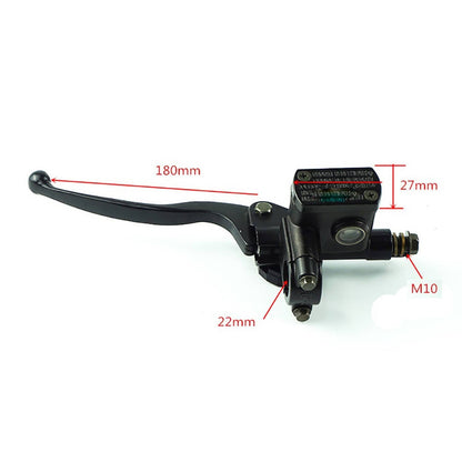 Solidspare Left Front Master Cylinder Brake Lever for Dirt Pit Bike ATV Quad Moped Scooter