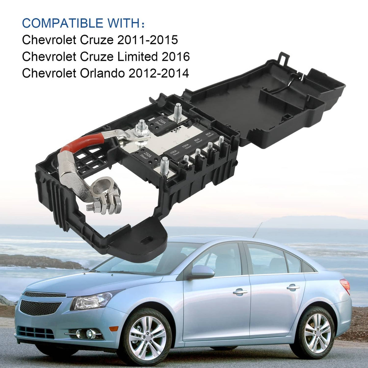 Solidspare Fuse Block Terminal 96889385 96999745 13289599 Fit for Chevrolet Cruze 2011-2016