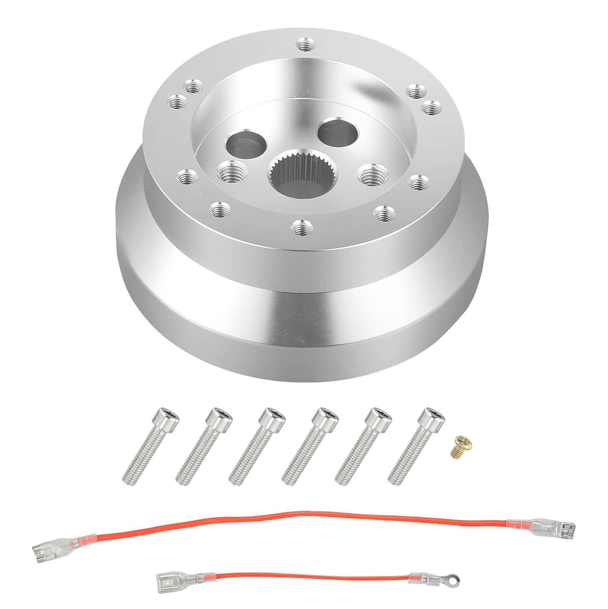 Solidspare 5 & 6 Hole Steering Wheel Polished Short Hub Adapter Ididit For GM