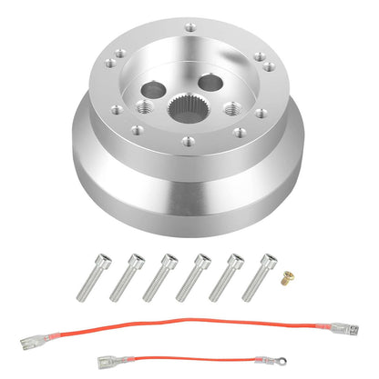 Solidspare 5 & 6 Hole Steering Wheel Polished Short Hub Adapter Ididit For GM