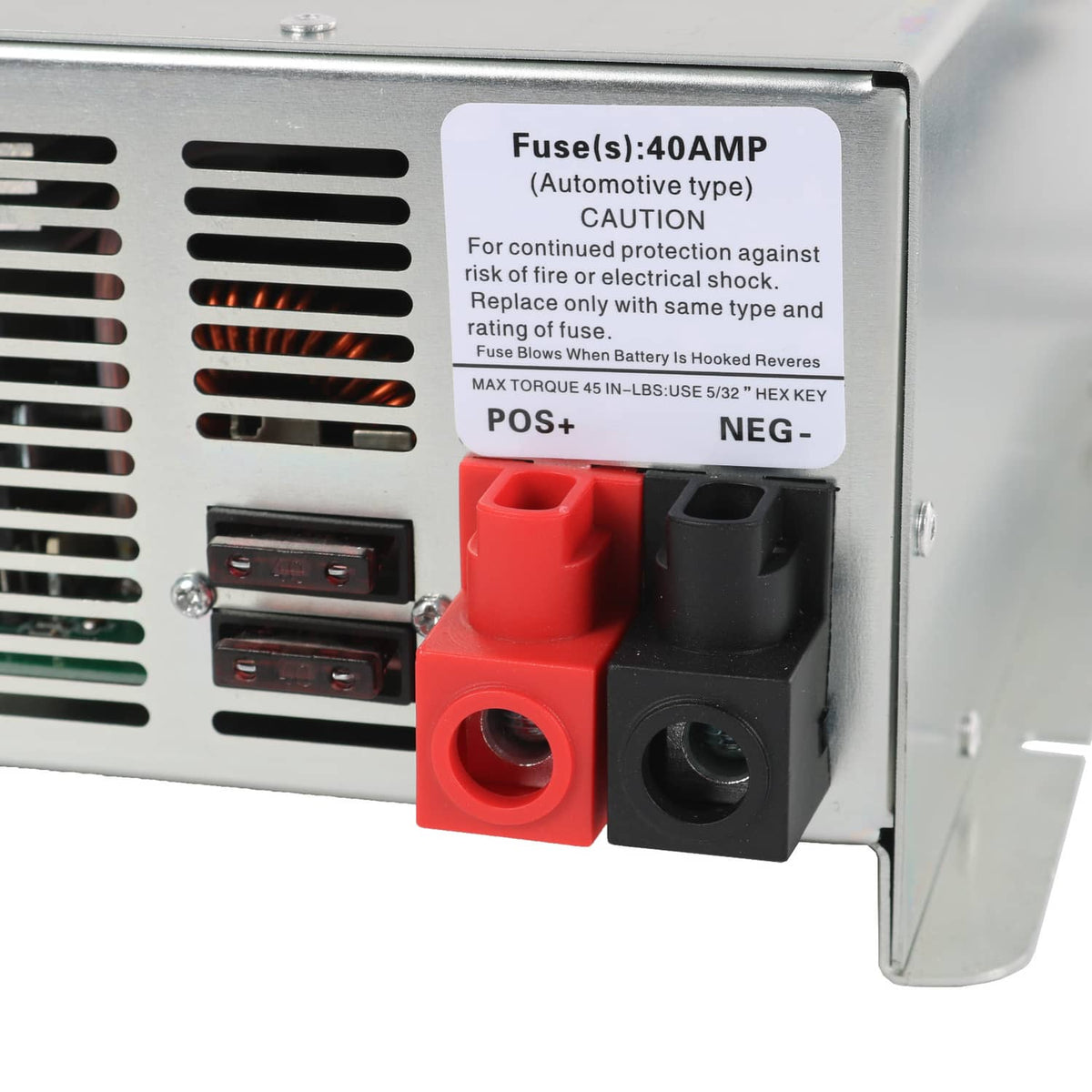 Solidspare WF-9855 Converter 55 Amp Deck Power Converter 12V For Charger RV Trailer Camper