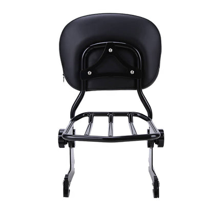 Solidspare 94-03 Backrest Sissy Bar + Luggage Rack For Harley Sportster XL 883 1200 Custom