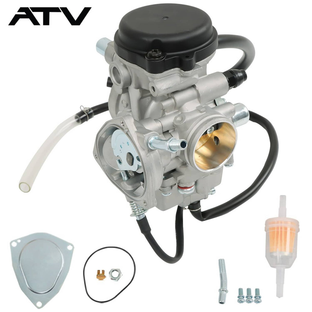 Solidspare Carburetor For Yamaha Big Bear Wolverine Kodiak Grizzly YFM350 YFM400 YFM450 ATV