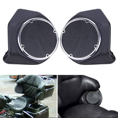 Solidspare 2x Rear 6.5" Speaker Pods Box Trunk For Harley Touring CVO Road Glide 2014-2024