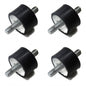 (4) Rubber Isolator Mounts for John Deere 317, 430, R70, R72 R92 Hydro Tractor