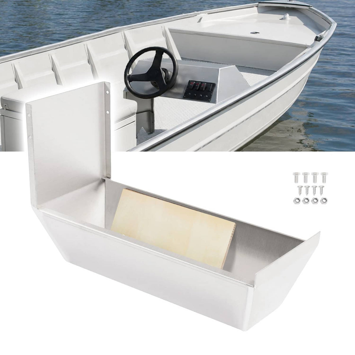 Solidspare For Universal Boats Steering Console Mount Aluminium W/Mounting Hardware #SCM2DP